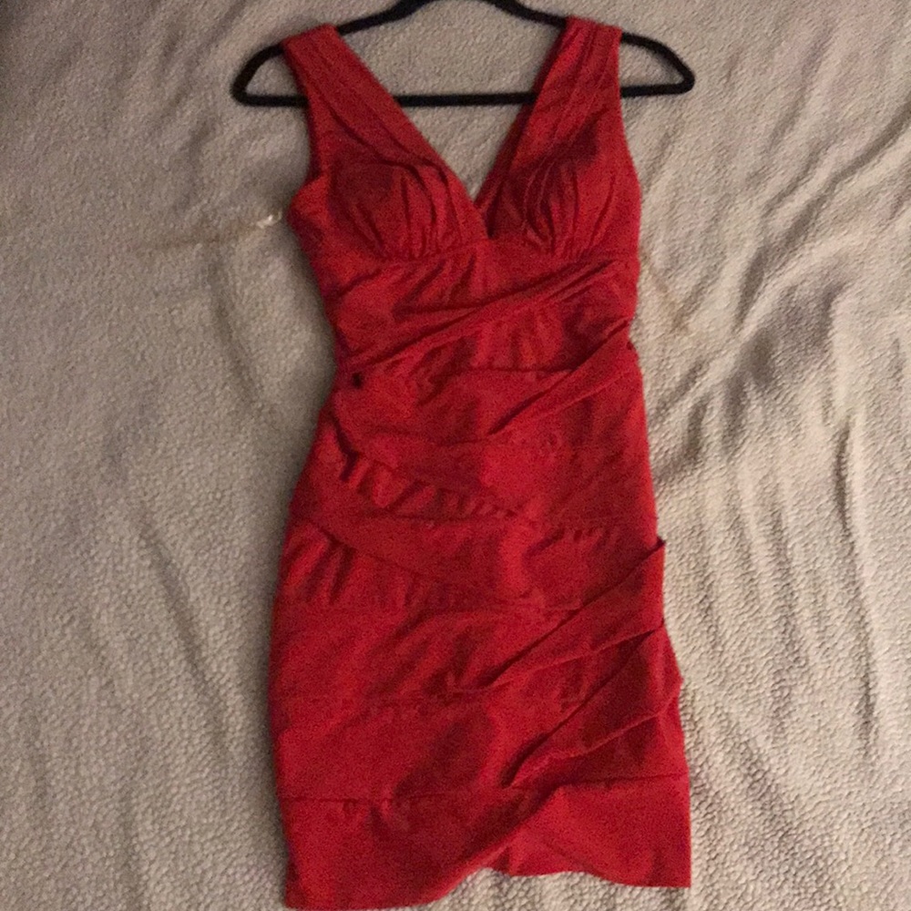 Sexy red dress